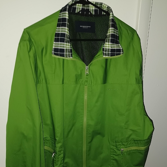 Burberry Other - Burberry "Waxed Nova check Neon" bomber